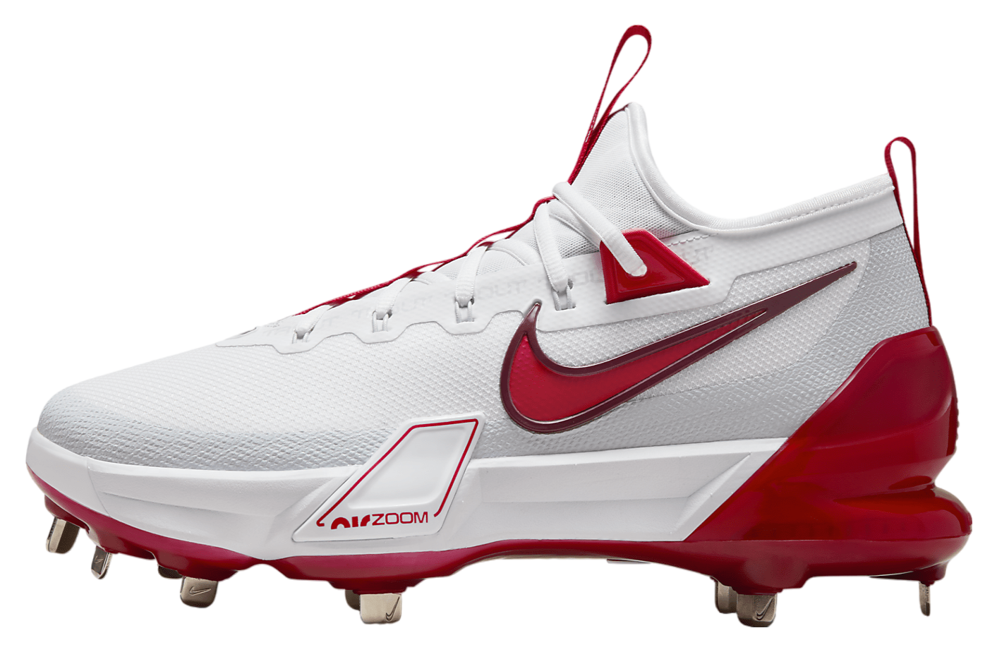 Nike Force Zoom Trout 9 Elite White / Pure Platinum / Team Red/