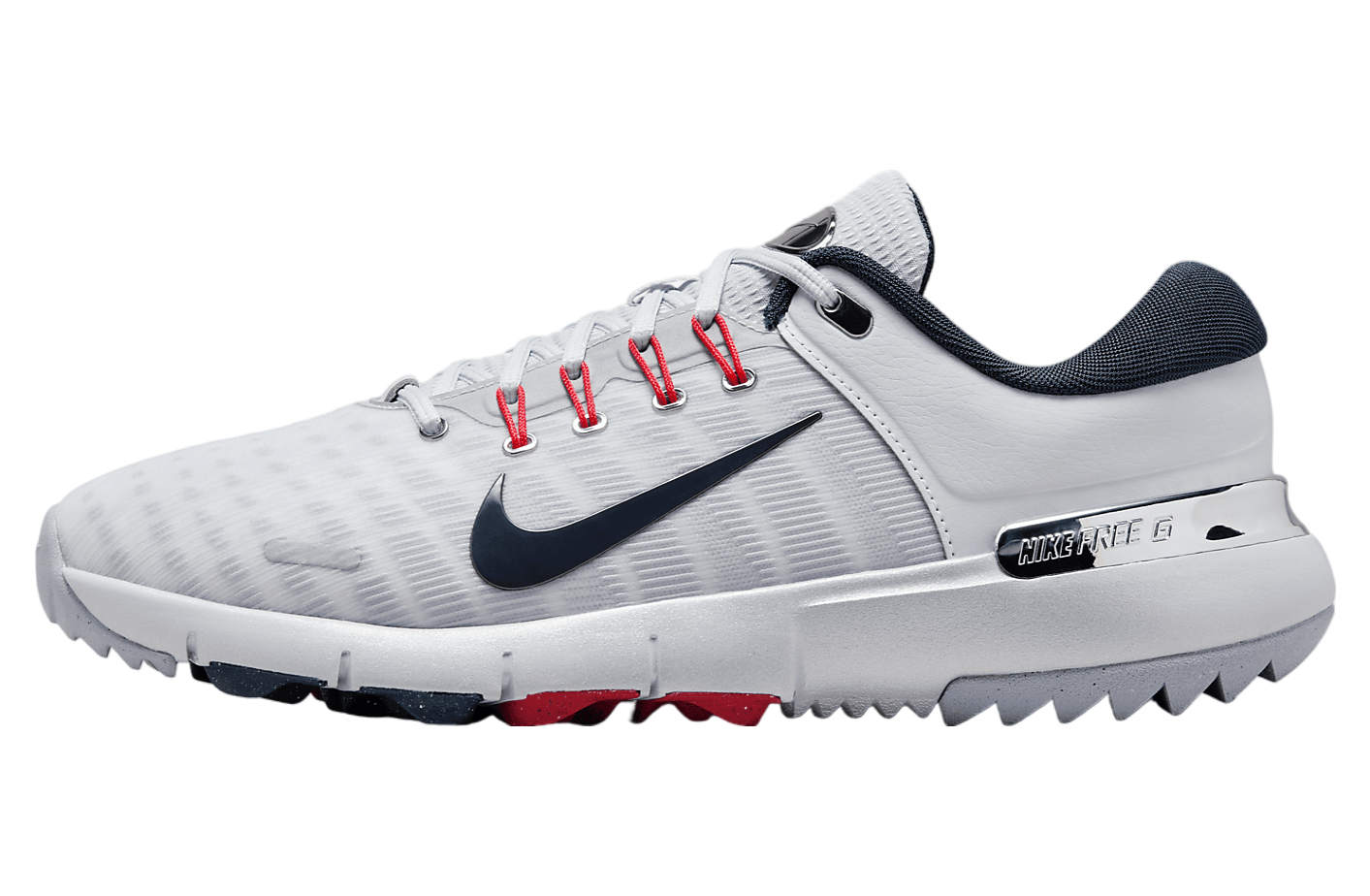 Nike Free Golf Pure Platinum / Light Crimson