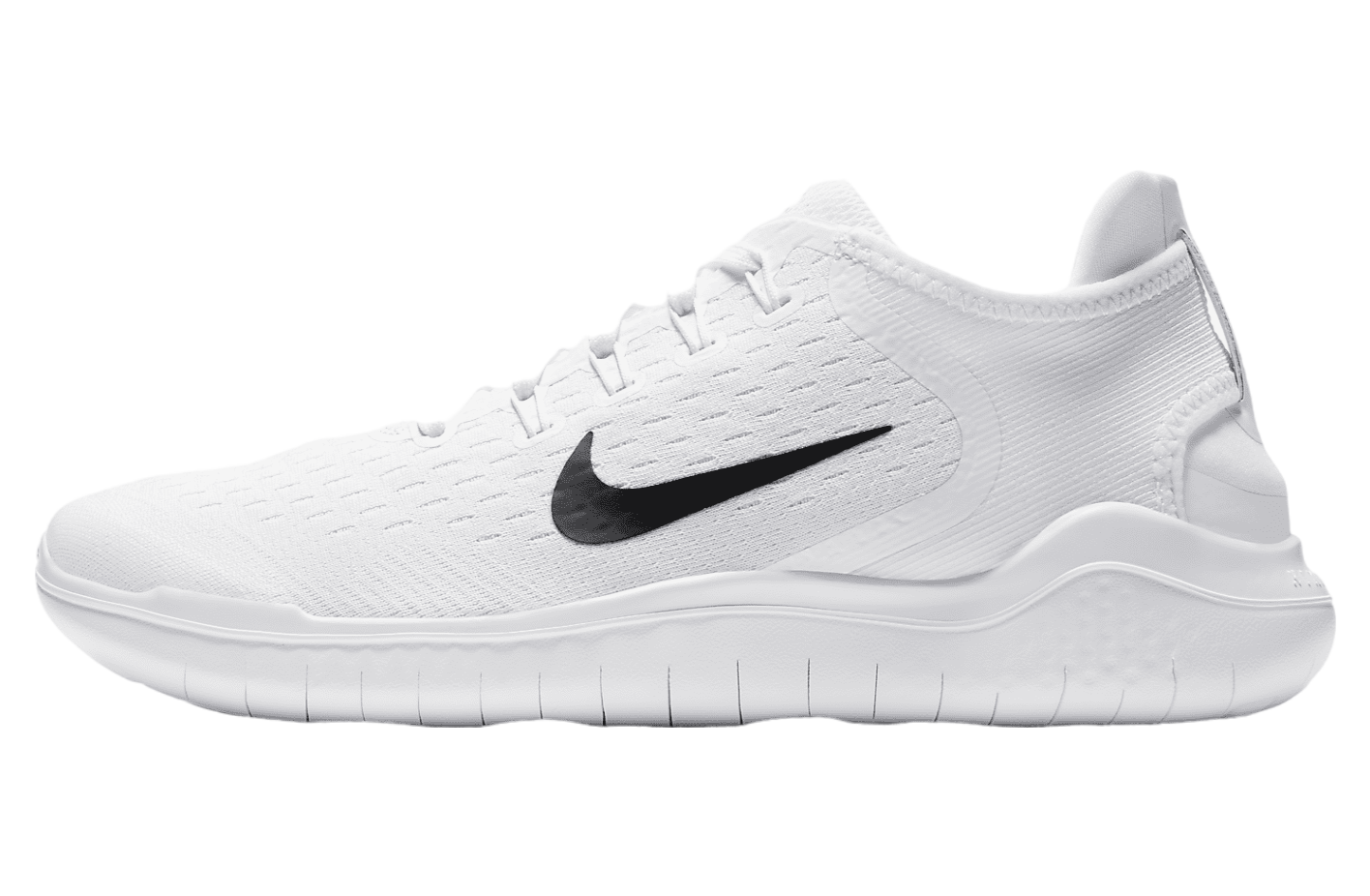 Nike Men s Free Rn 2018 Running Shoes White Size 10.5