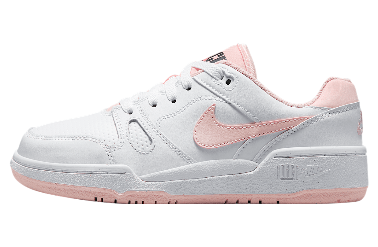 Nike Full Force Low GS White / Bright Mango