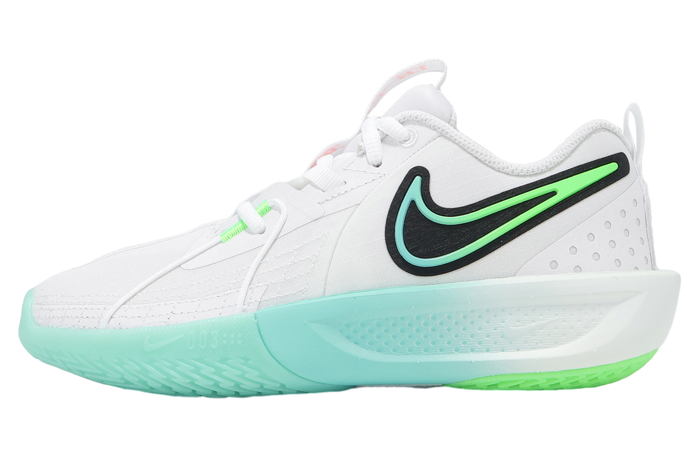 Nike G.T. Cut 3 GS White / Bleached Turq