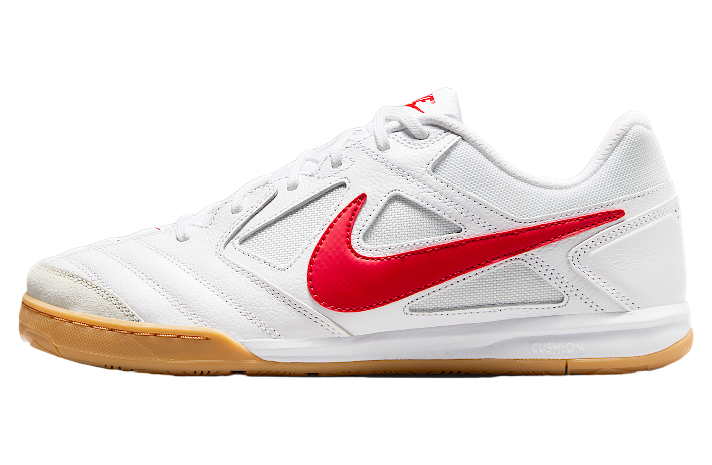 Nike Gato White / Gum Yellow / University Red