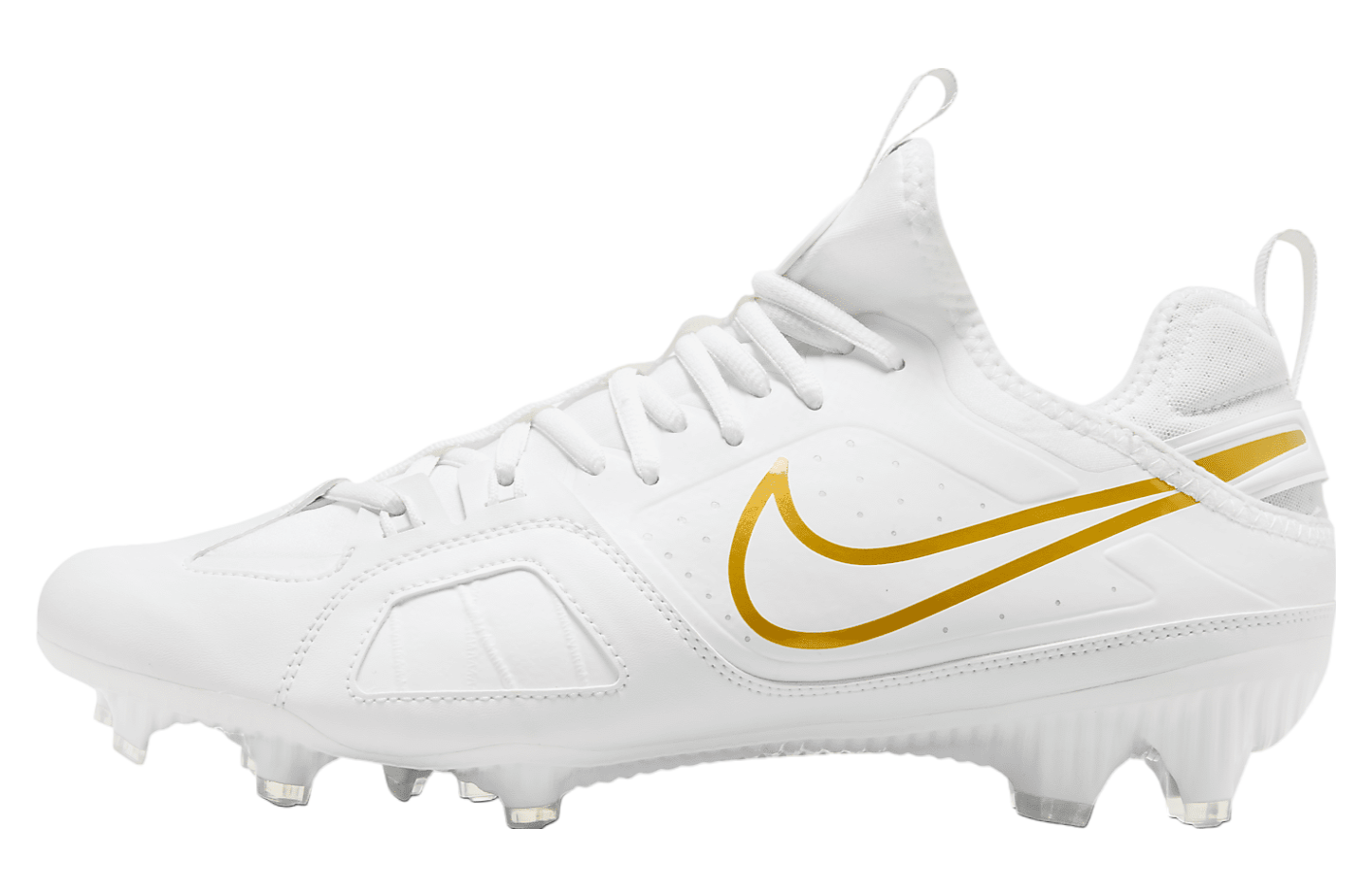 Nike Huarache 9 Varsity LAX White / Metallic Vivid Gold