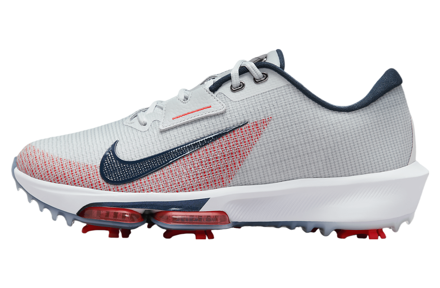 Nike Infinity Tour 2 Pure Platinum / Light Crimson / Armory Navy