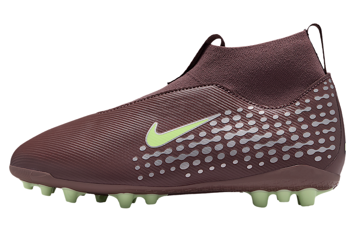 Nike Jr Mercurial Superfly 10 Academy Kylian Mbappé GS High AG Plum Eclipse / Metallic Silver