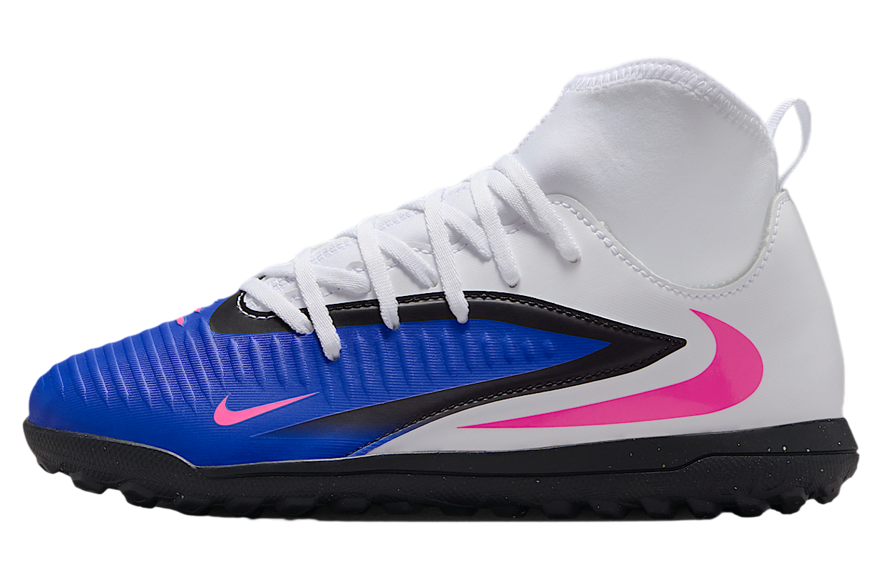 Nike Jr Phantom 6 High Club GS TF Racer Blue / White