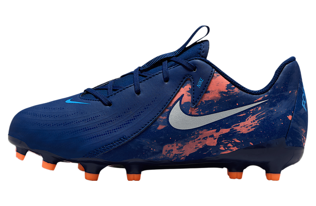 Nike Jr Phantom GX 2 Academy Erling Haaland GS Low MG Blue Void / Chrome