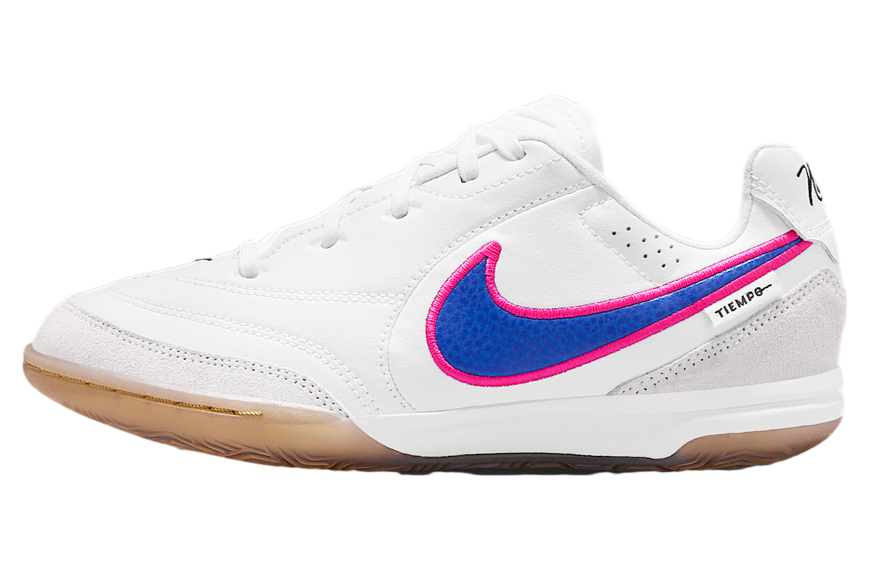 Nike Jr Tiempo Streetgato GS Low IC White / Pink Blast