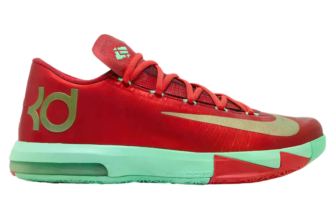 Nike KD 6 Christmas Light Crimson / Metallic Gold