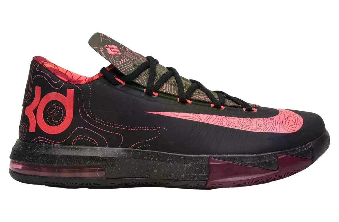 Nike KD 6 Meteorology Black / Atomic Red
