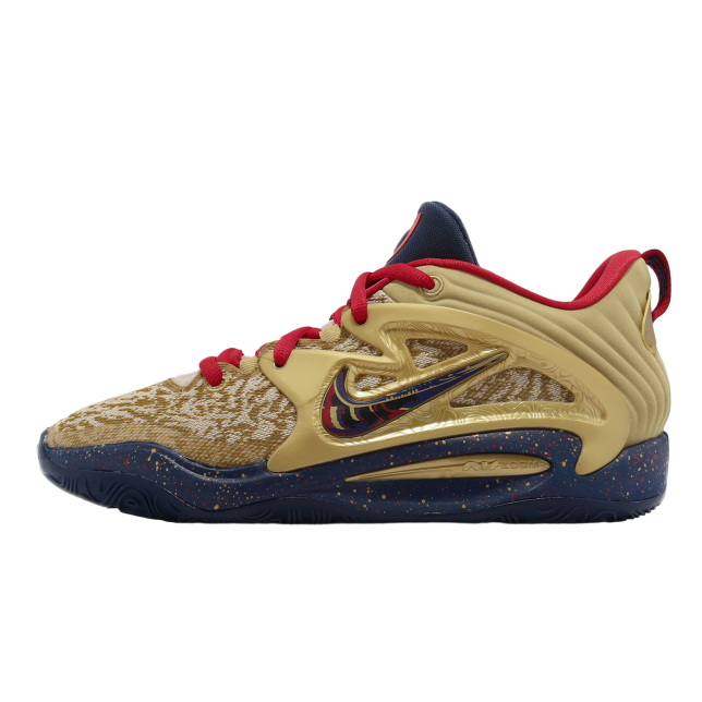 Nike KD15 EP Metallic Gold / University Red