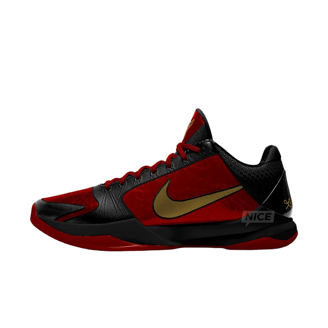 Red kobe shoes deals