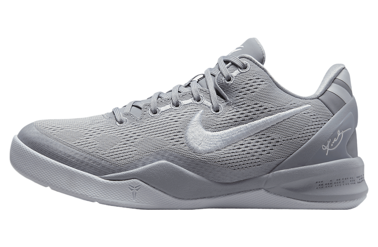 Nike Kobe 8 GS Wolf Grey / White