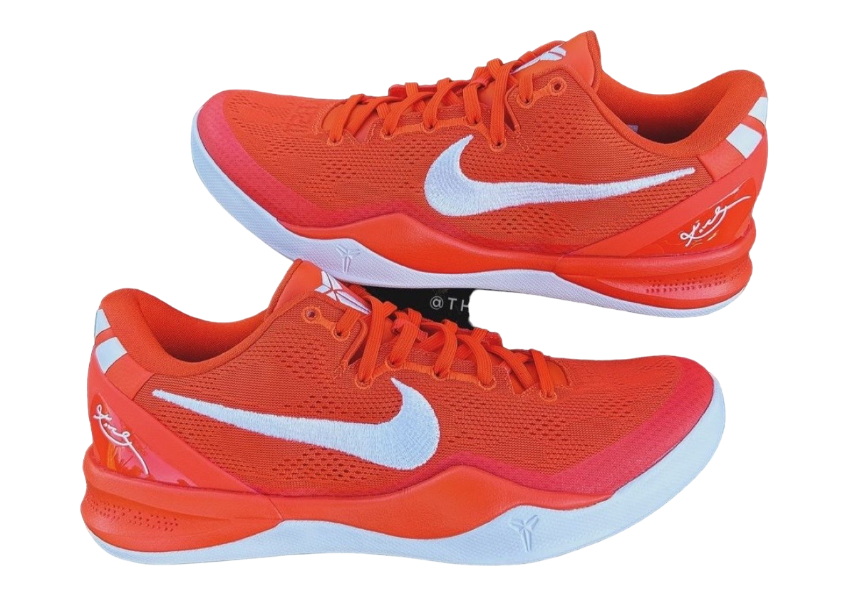 Nike Kobe 8 Protro Orange White - Oct 2024 - HM6469-801 - KicksOnFire.com