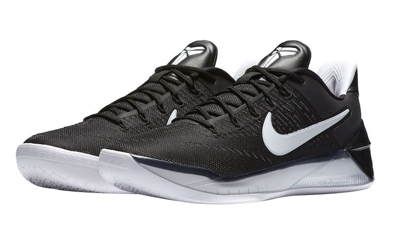 kobes shoes black and white