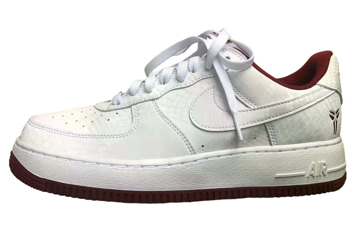 Nike Kobe Air Force 1 Low White / Team Red