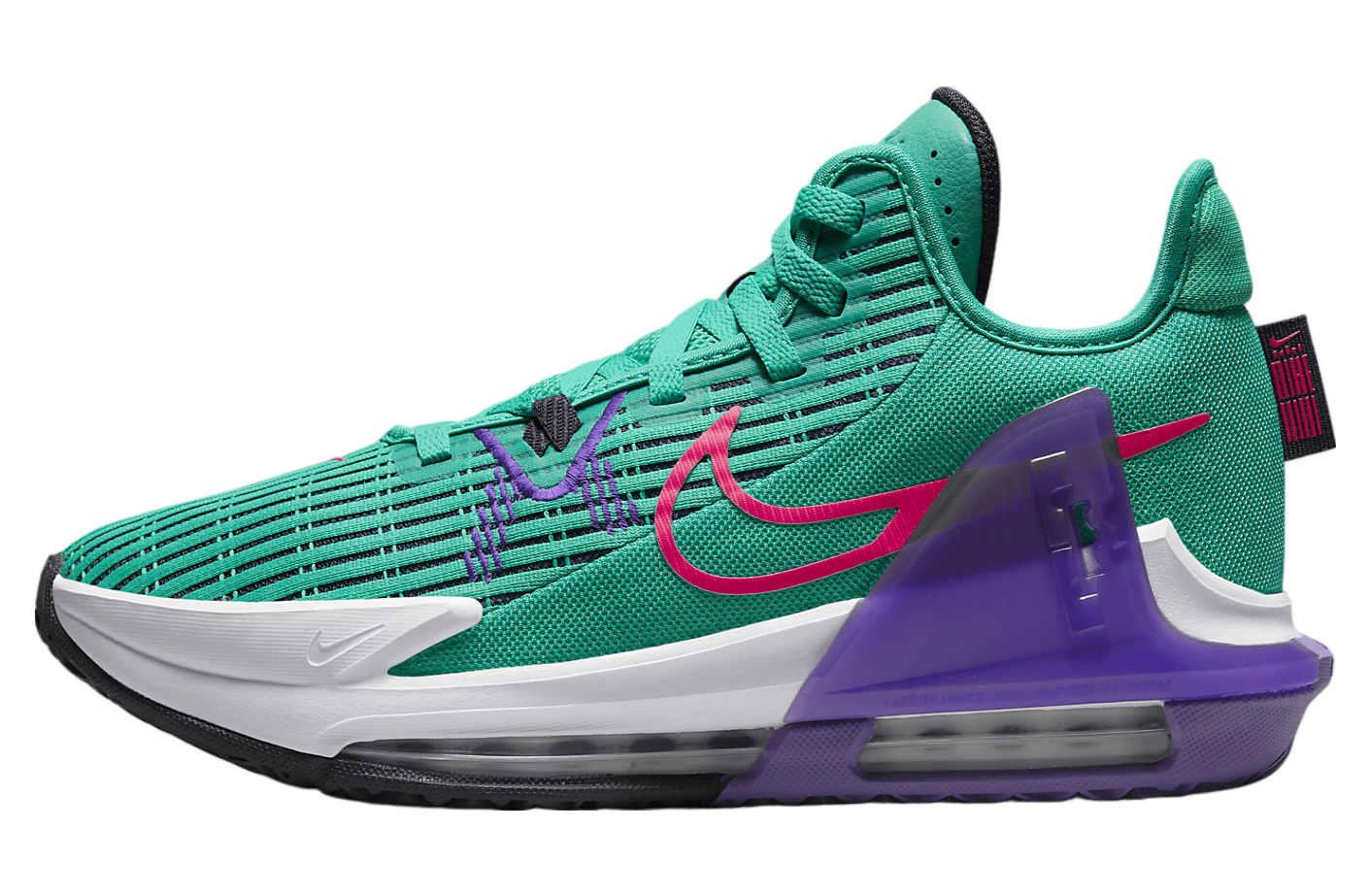 Nike LeBron Witness 6 Clear Emerald / Wild Berry