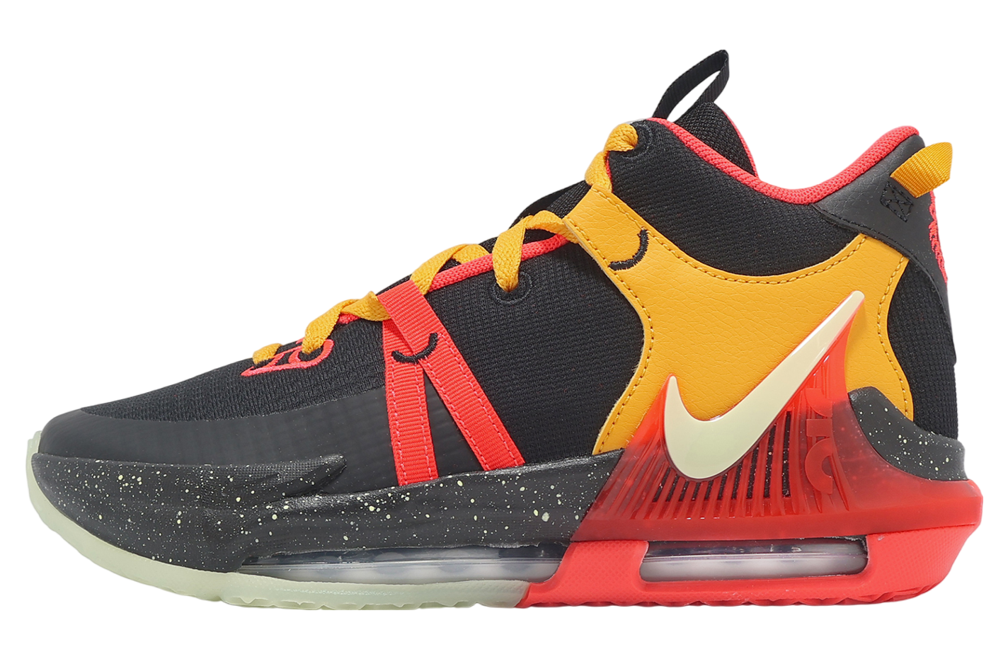 Nike LeBron Witness VII GS Black / Barely Volt - May 2025