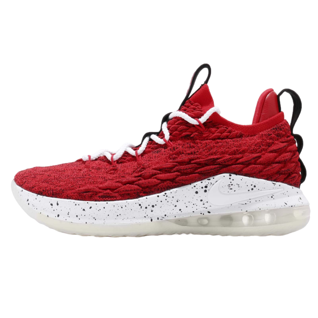 Nike LeBron XV Low EP University Red / White - Sep 2018 - AO1756600