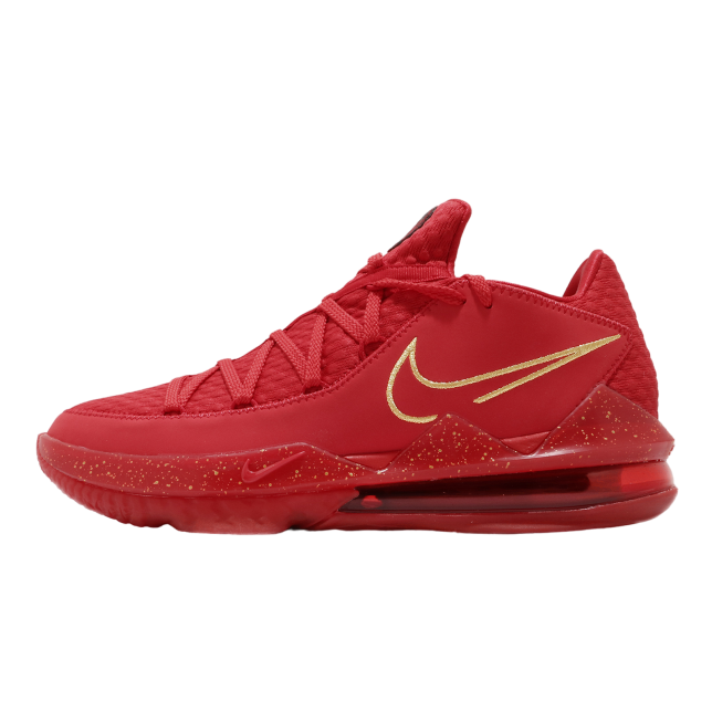 Nike LeBron XVII Low PH EP University Red / Metallic Gold