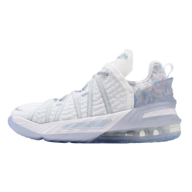 Nike Lebron XVIII NRG GS Blue Tint / White - Mar 2021 - CT4677400 ...