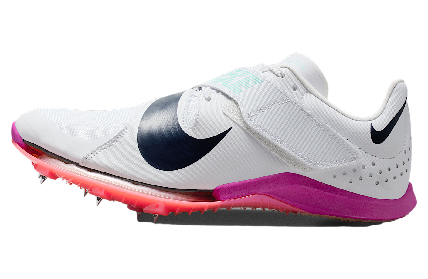 Nike Long Jump Elite White / Bright Crimson