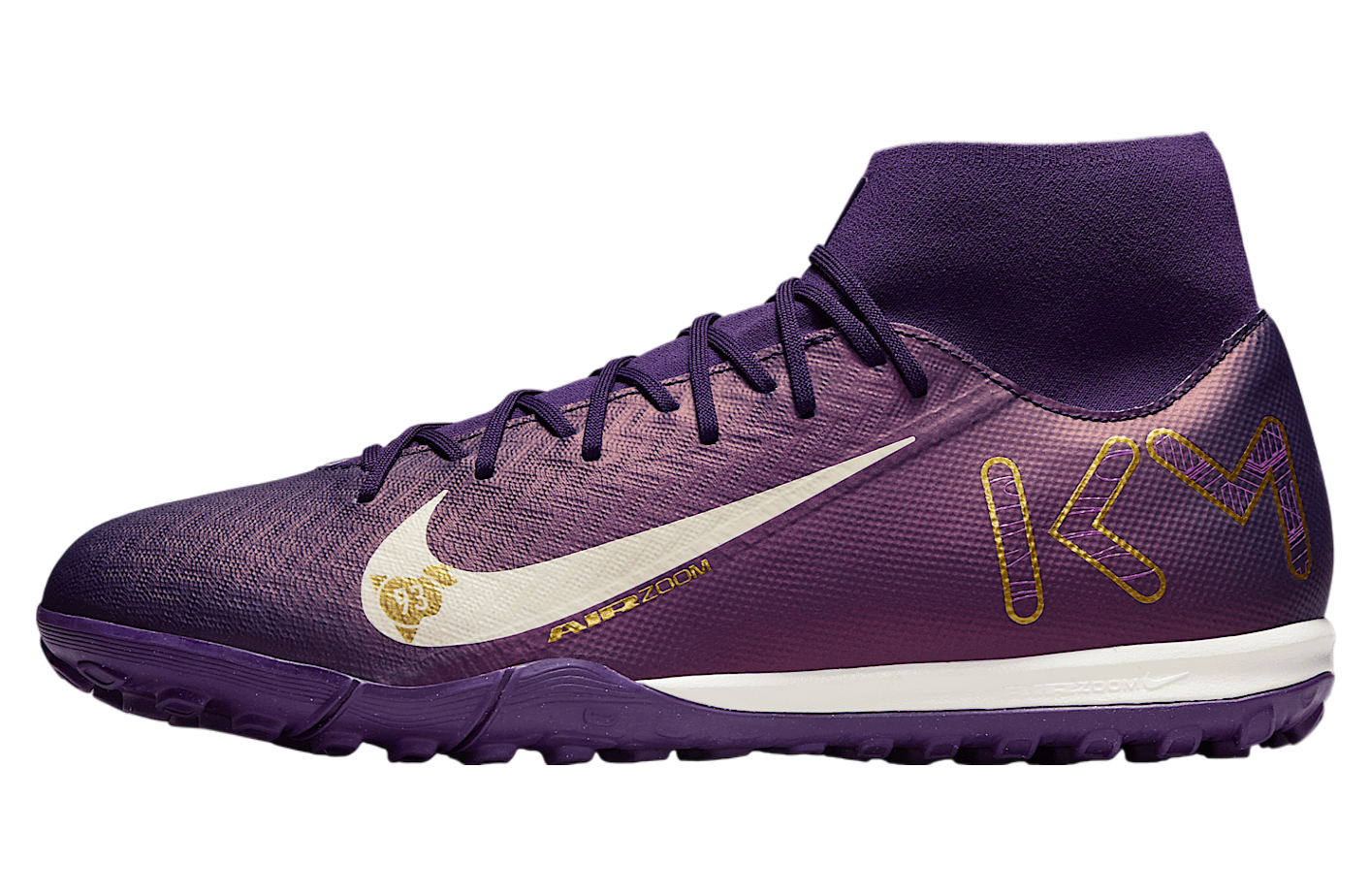Nike Mercurial Superfly 10 Academy Kylian Mbapp High Tf Grand Purple / Pale Ivory