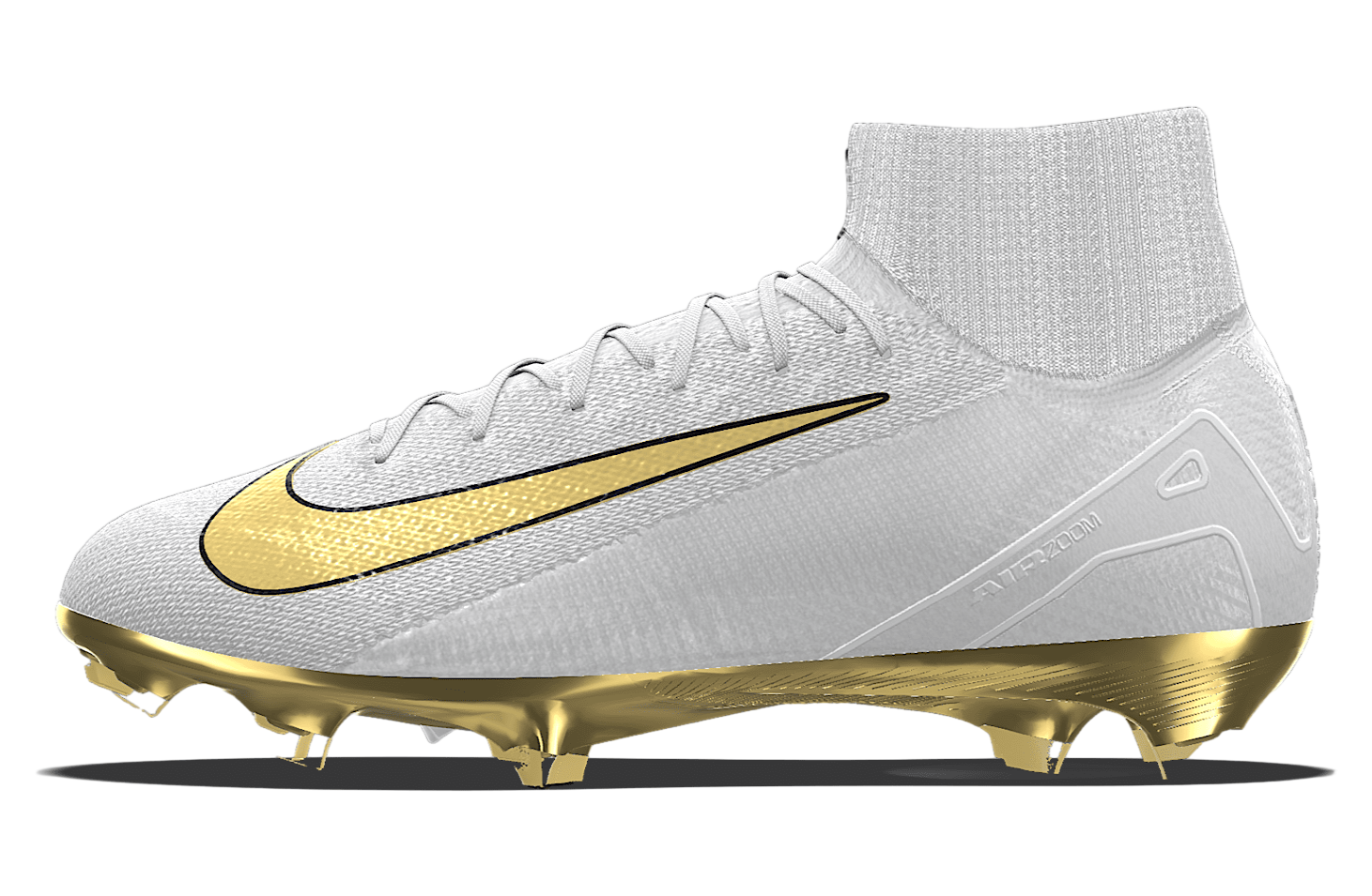 Nike Mercurial Superfly 10 Elite By You High FG White / Gold