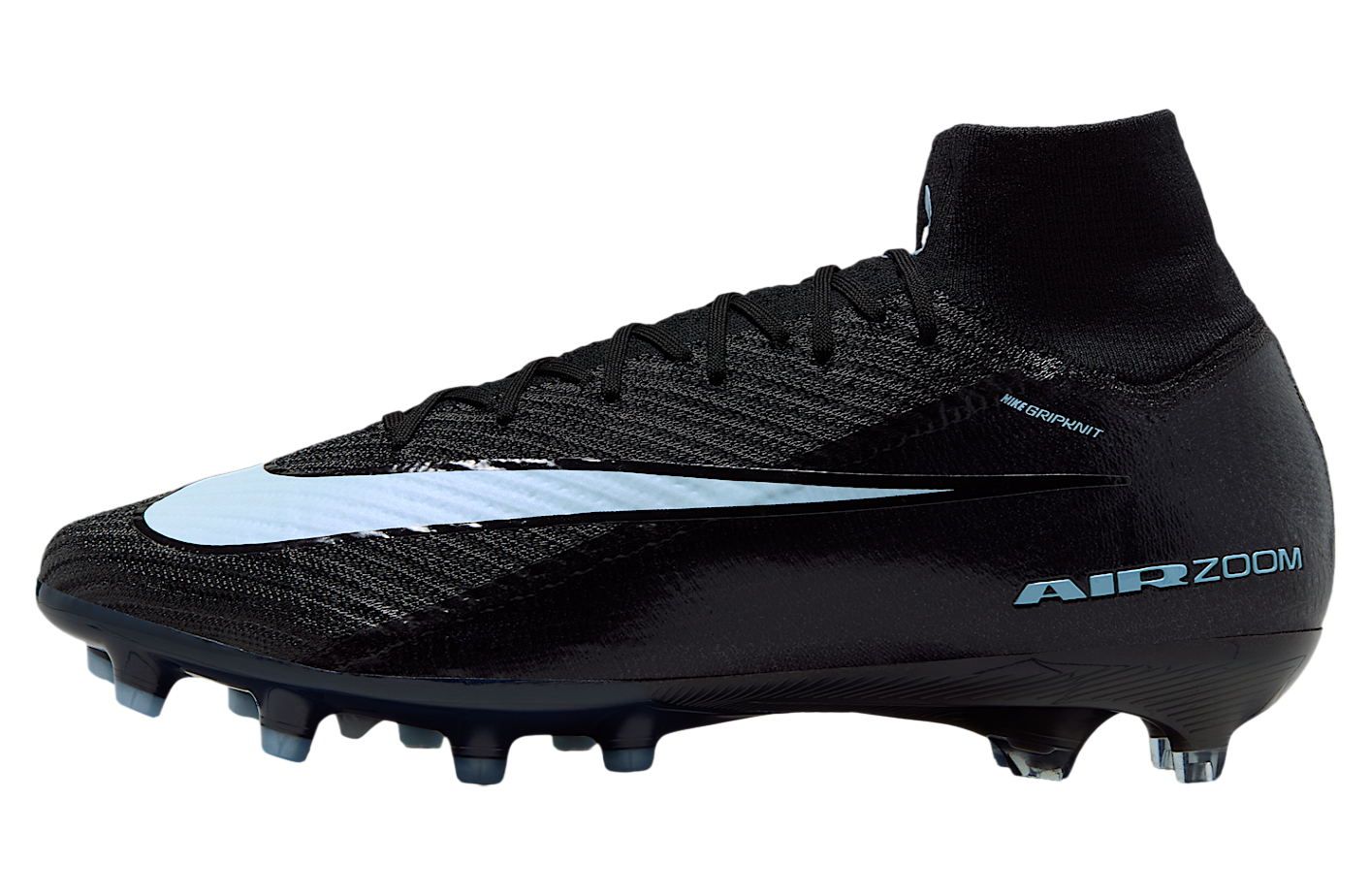 Nike Mercurial Superfly 10 Elite High Ag Black / Ice Blue