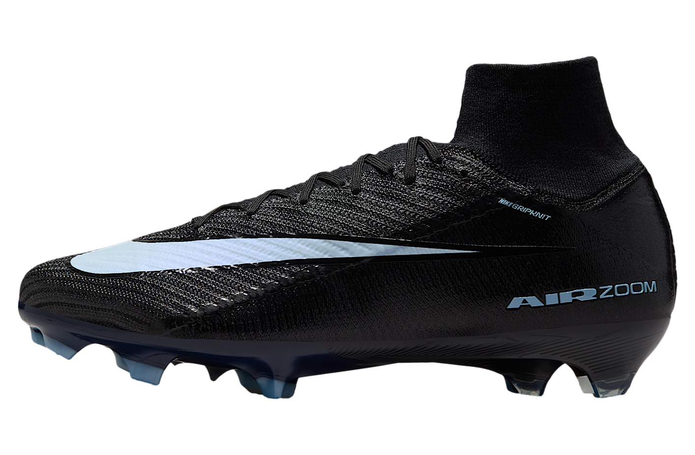 Nike Mercurial Superfly 10 Elite High Fg Black / Ice Blue
