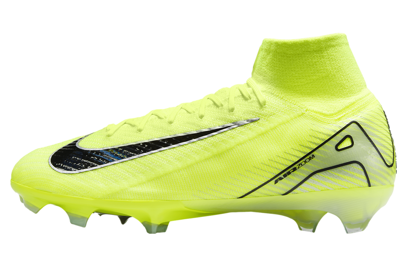 Nike Mercurial Superfly 10 Elite High FG Volt Black Oct 2024 FQ1454 700 KicksOnFire