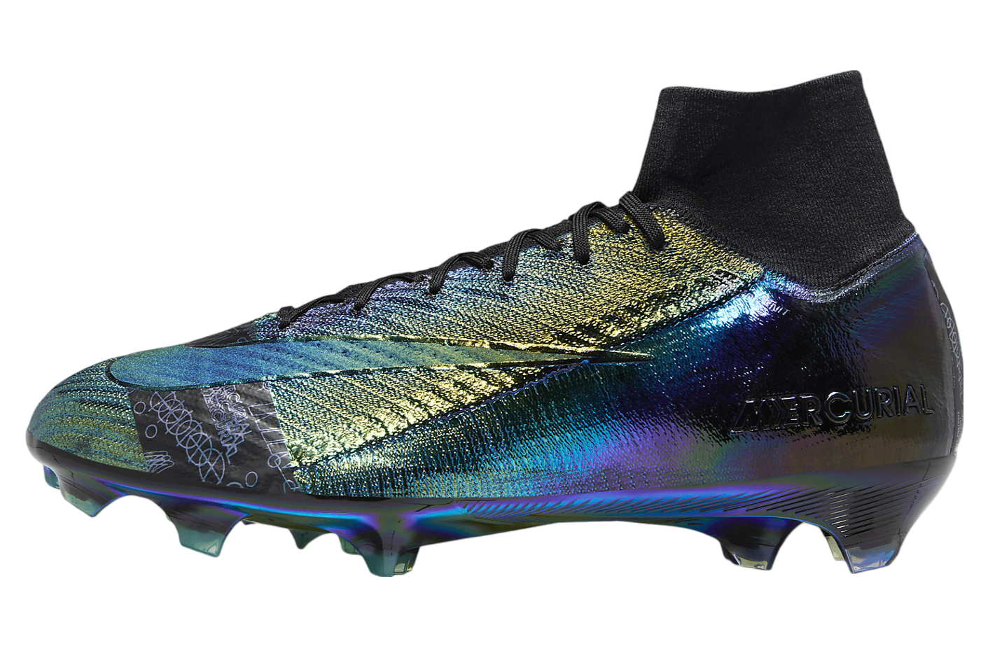 Nike Mercurial Superfly 10 Elite SE High FG Black / Multi