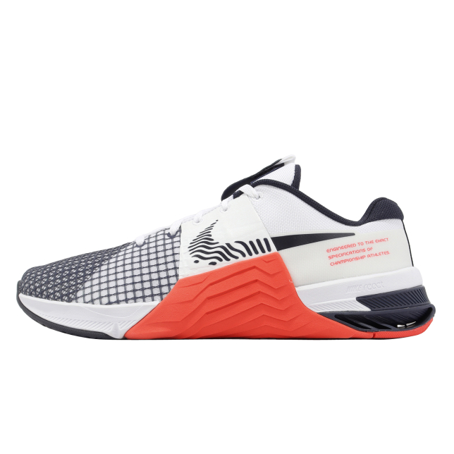 Nike Metcon 8 Obsidian Bright Crimson - Jun 2023 - DO9328101