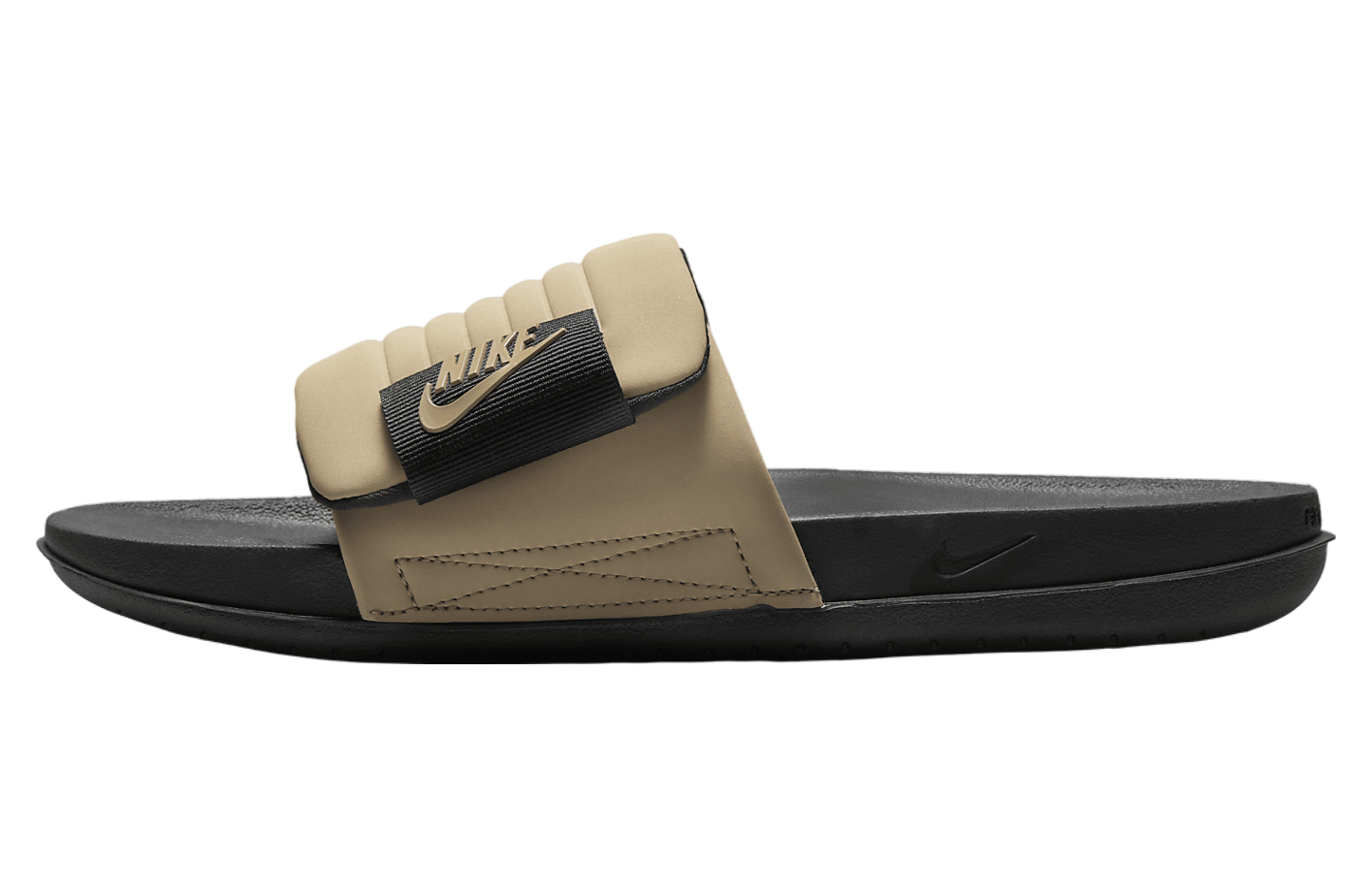 ★限定!おしゃれにかわいく快適に!NIKE Offcourt Adjust Nike Offcourt Adjust Black / Khaki - Jun 2025 - DQ9624-004