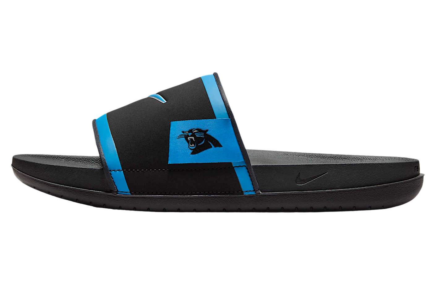 Nike Offcourt (Carolina Panthers) Black / Dark Smoke Grey