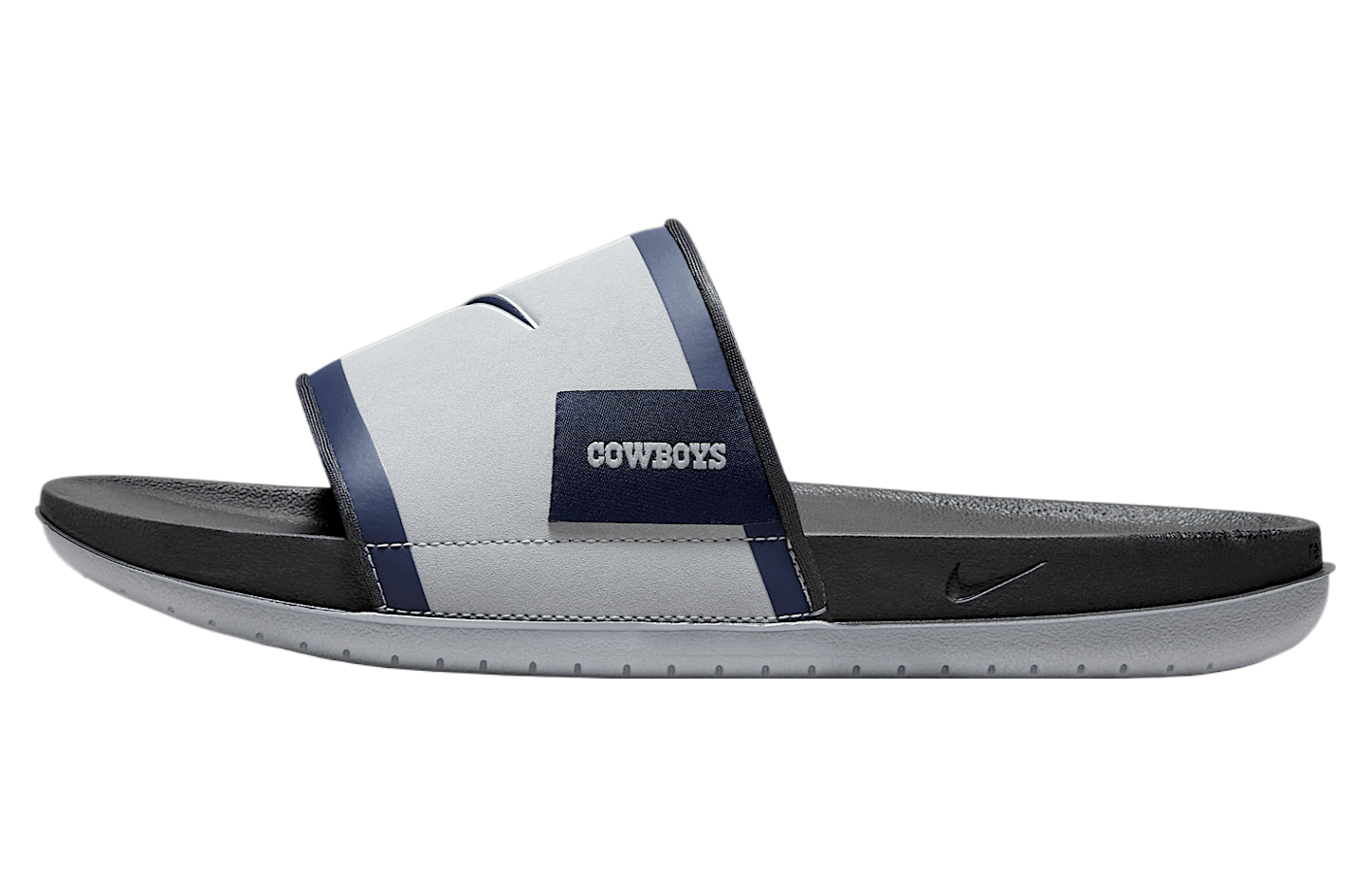 Nike Offcourt (Dallas Cowboys) Wolf Grey / Dark Smoke Grey