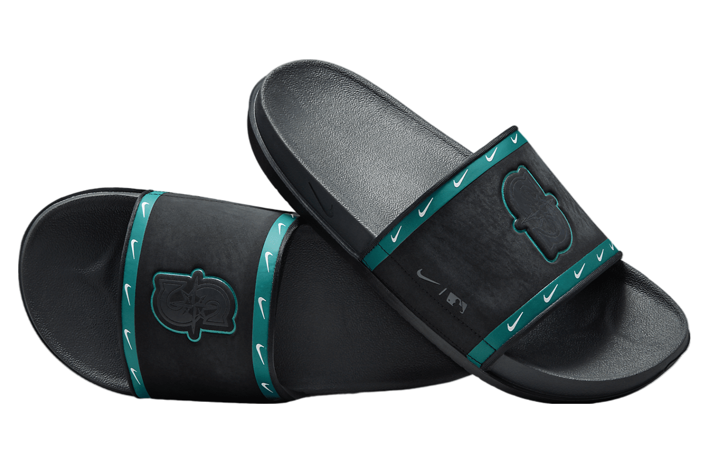 Nike Offcourt (Seattle Mariners) Black / Mardi Gras