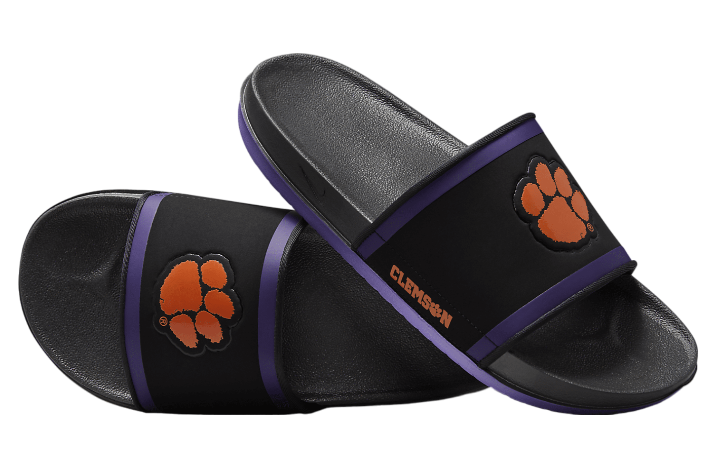 Nike Offcourt Slide (Clemson) Black / New Orchid