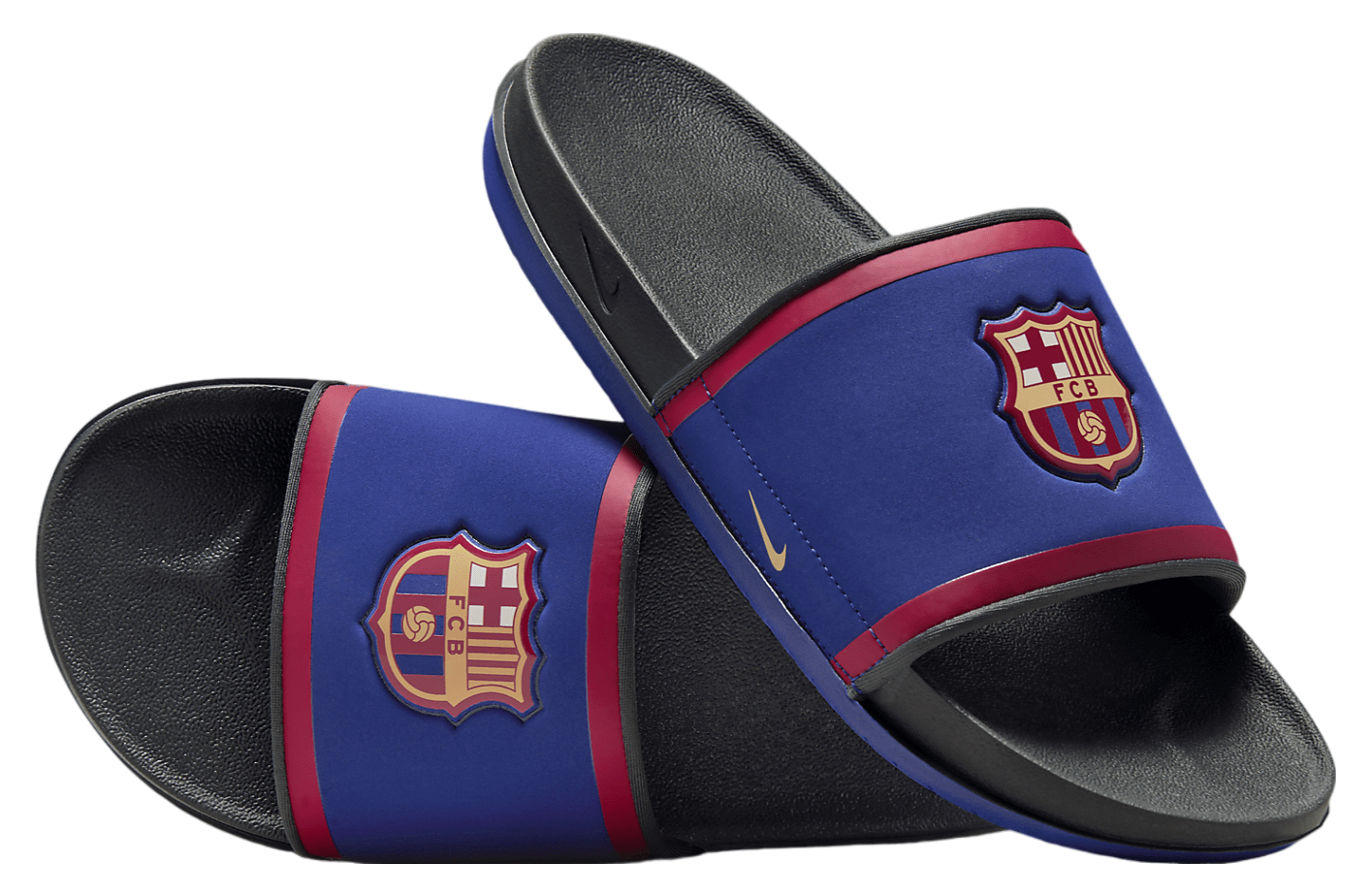 Nike Offcourt Slide (FC Barcelona) Deep Royal Blue / Dark Smoke Grey