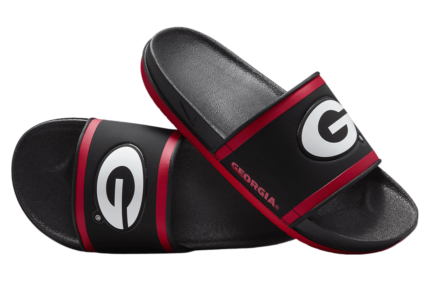 Nike Offcourt Slide (Georgia) Black / University Red