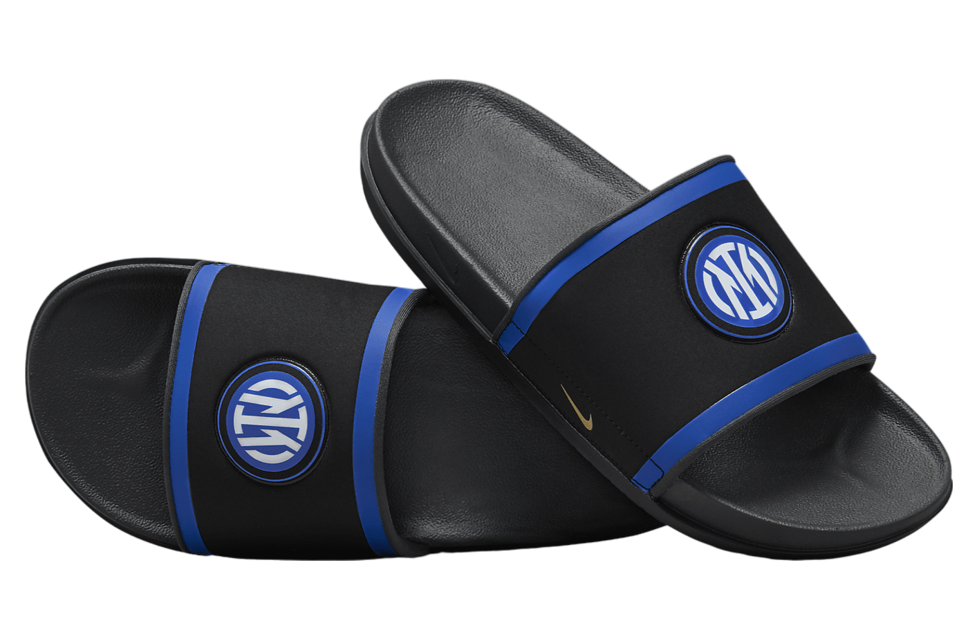 Nike Offcourt Slide (Inter Milan) Black / Dark Smoke Grey