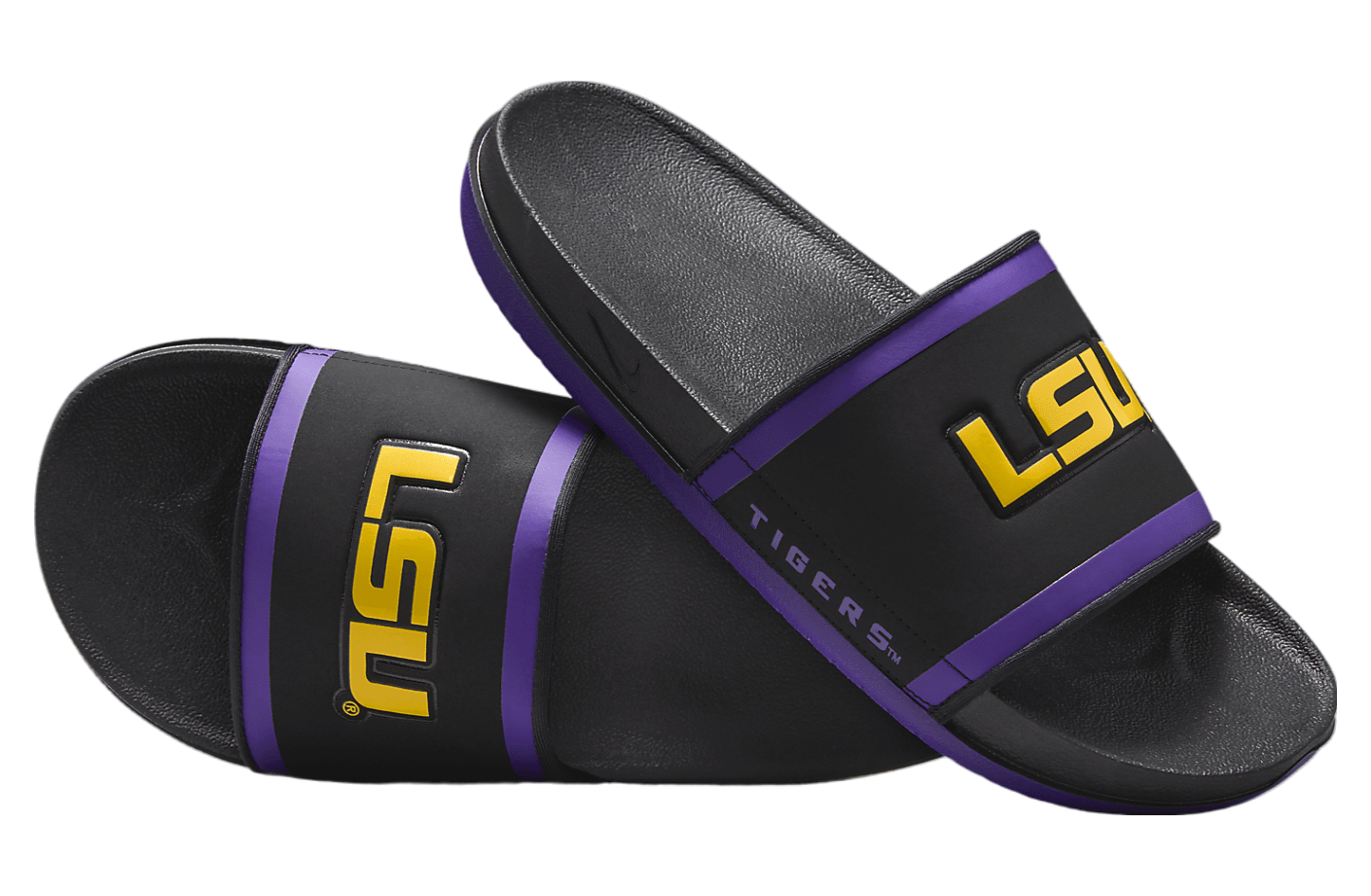 Nike Offcourt Slide (LSU) Black / Court Purple