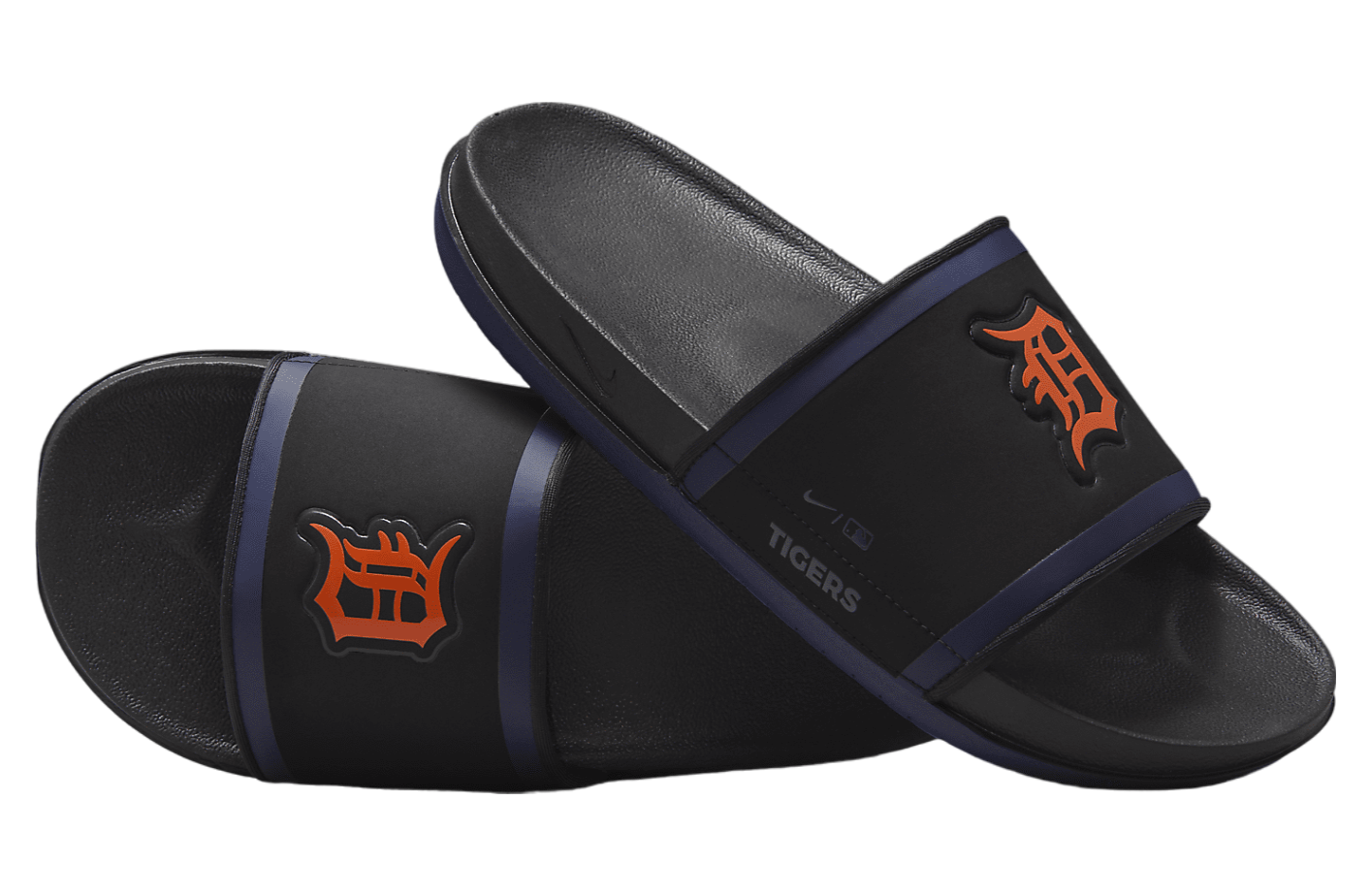 Nike Offcourt Slide (MLB Detroit Tigers) Black / College Navy