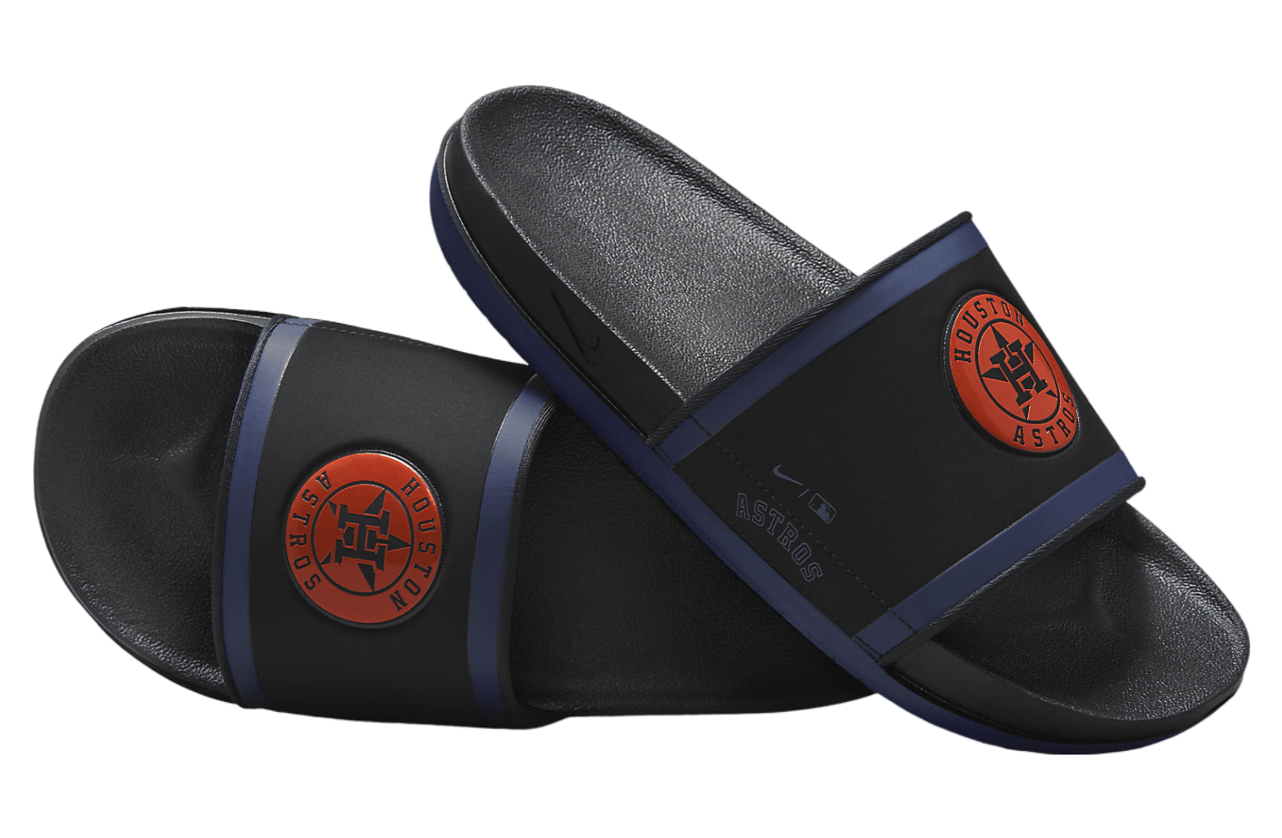 Nike Offcourt Slide (MLB Houston Astros) Black / College Navy