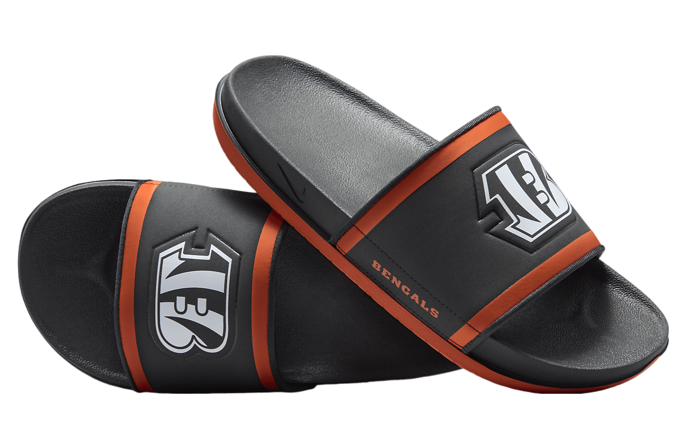 Nike Offcourt Slide (NFL Cincinnati Bengals) Anthracite / University Orange