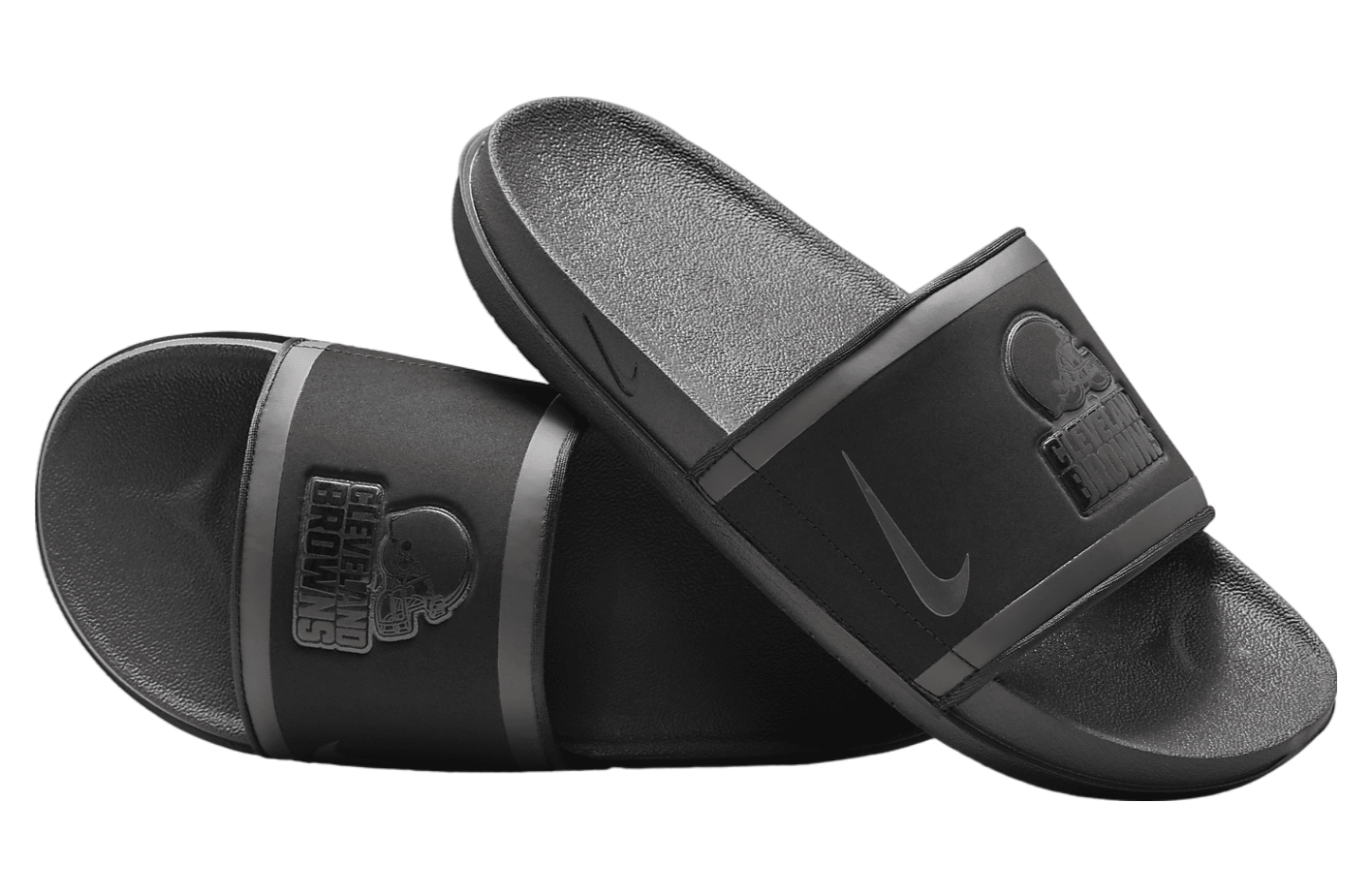 Nike Offcourt Slide (NFL Cleveland Browns) Black / Team Orange