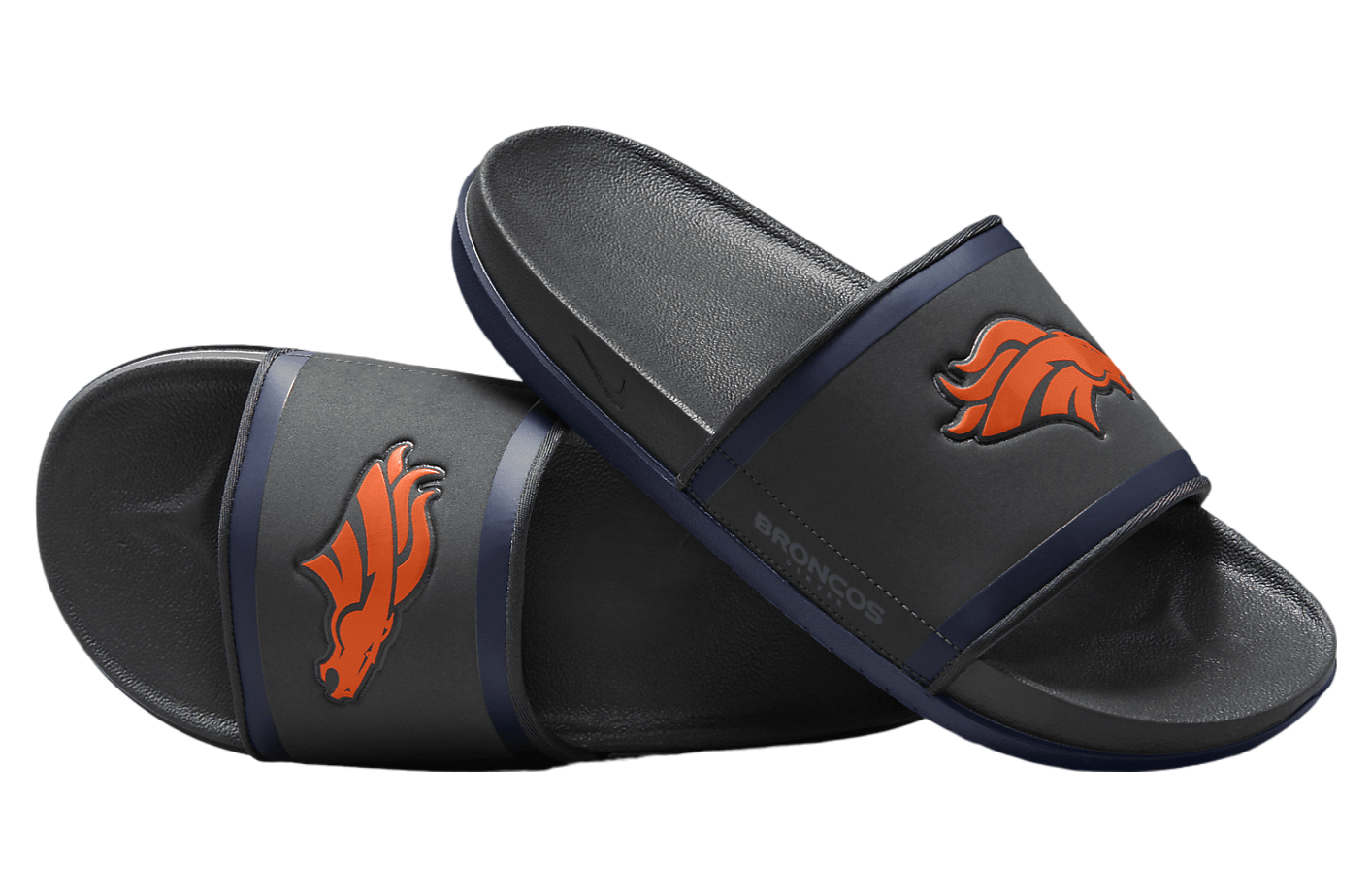 Nike Offcourt Slide (NFL Denver Broncos) Anthracite / College Navy