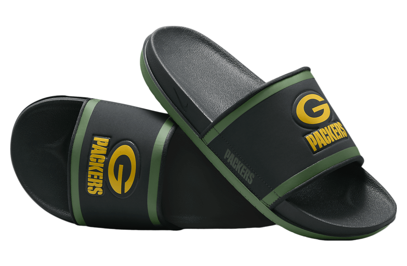 Nike Offcourt Slide (NFL Green Bay Packers) Anthracite / Fir