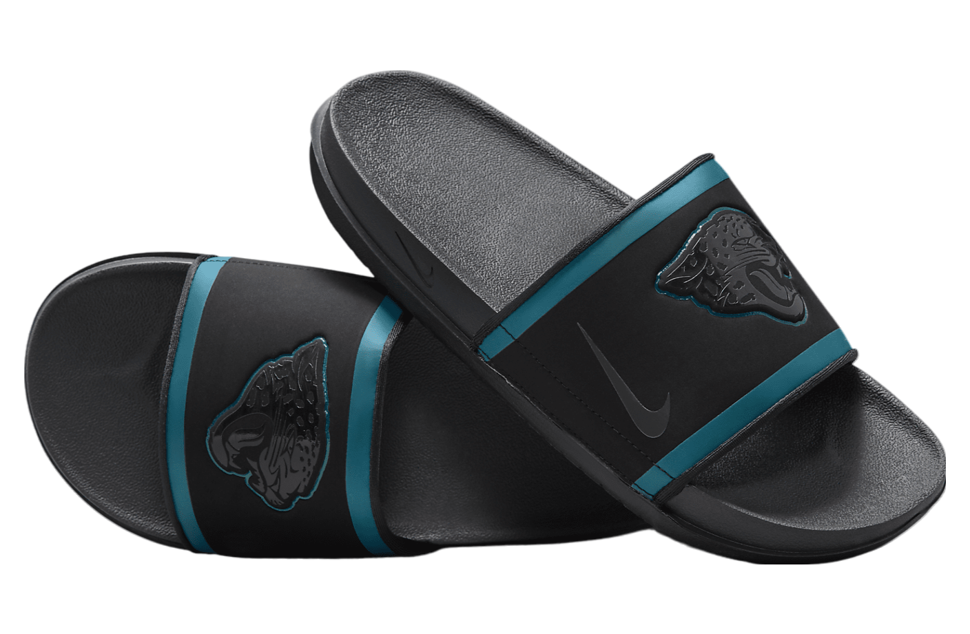 Nike Offcourt Slide (NFL Jacksonville Jaguars) Black / Blustery