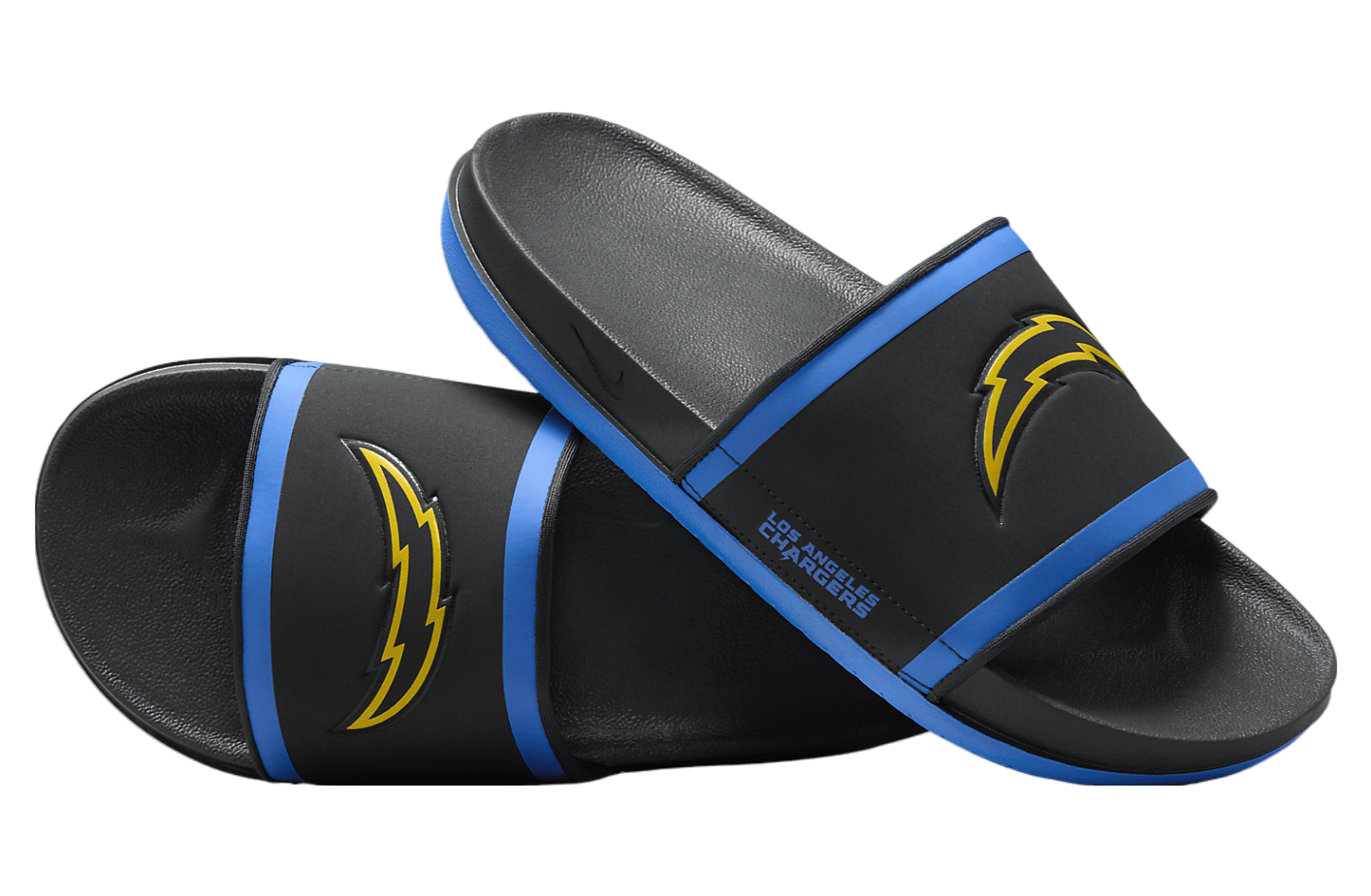 Nike Offcourt Slide (NFL Los Angeles Chargers) Anthracite / Italy Blue